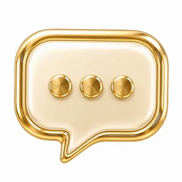 Three-dot speech bubble — Cosmo