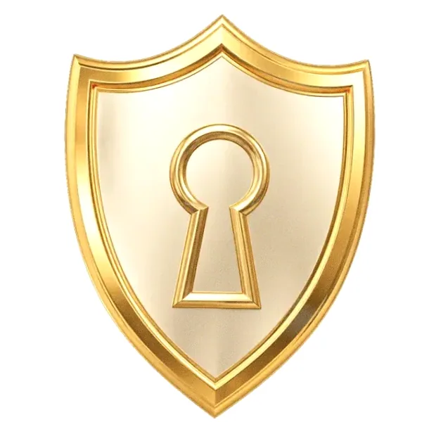 Shield with keyhole — Cosmo