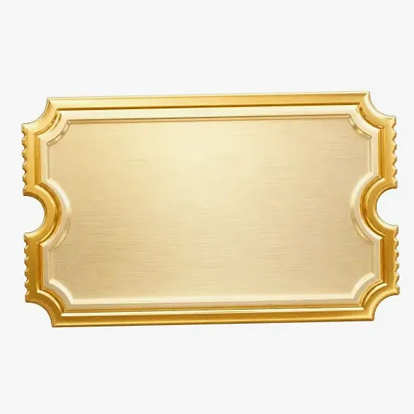 Blank ticket plaque — Cosmo