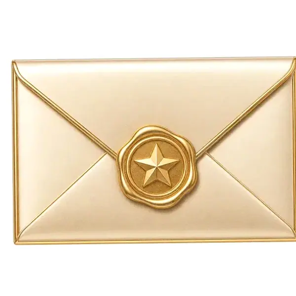 Sealed wax envelope — Cosmo