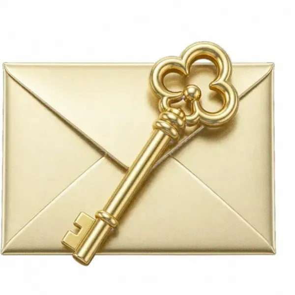 Key on envelope — Cosmo