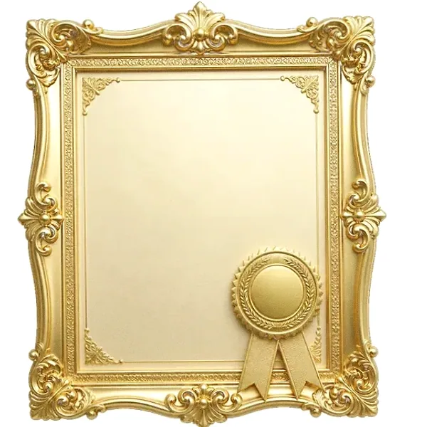Framed certificate — Cosmo