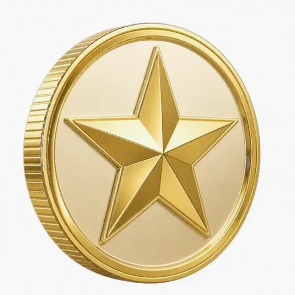 Star-emblem coin — Cosmo