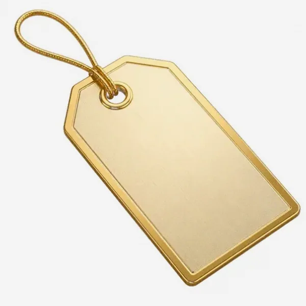 Blank price tag — Cosmo