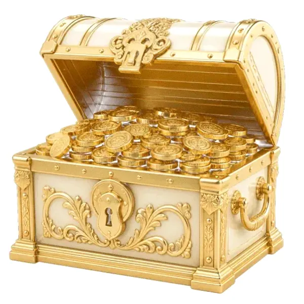 Open treasure chest — Cosmo