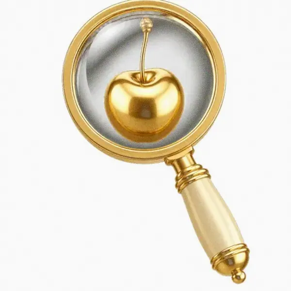 Cherry magnifying glass — Cosmo