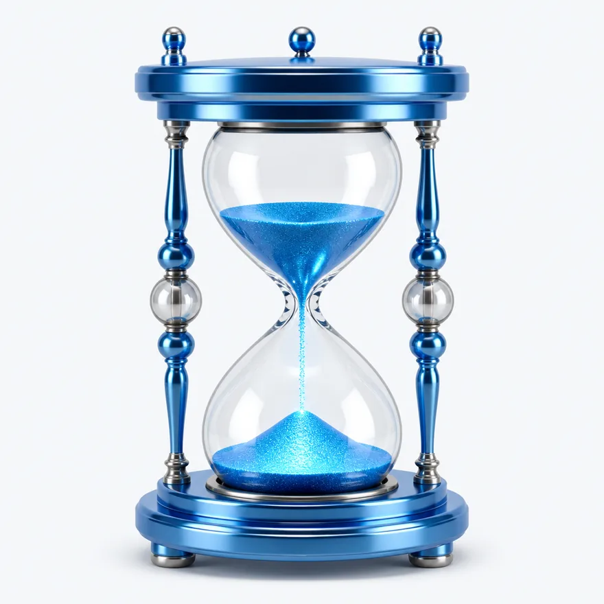 Ornate hourglass — Cosmo