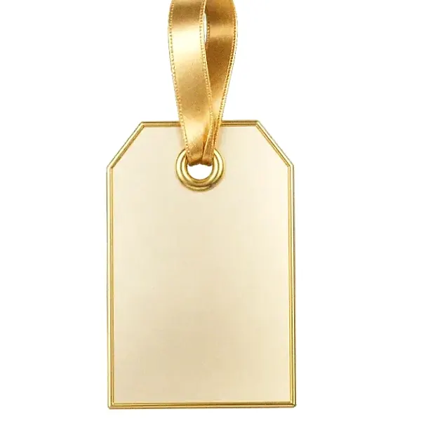 Blank gift tag — Cosmo